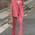 Completo Due Pezzi Stampa Casual Moda