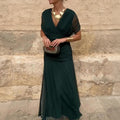 Elegante Maxi Dress da Festa con Scollatura a V