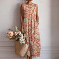 Vittoria | Elegante Abito Midi Florale