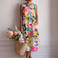 Sabina™ | Abito Midi Elegante Floreale